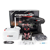 Emax Interceptor FPV Rc Car RTR/BNR with 25 - 200mwon board 300mah 1s 4.2v Battery for Kids / adult toys