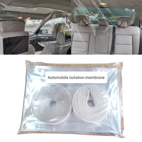 Anti-fog Film Cab Isolation Full Surround Rear Row Cabin Net Taxi Transparent Car Isolation Film Anti-droplet Protective Cover