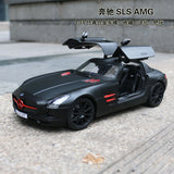 Maisto 1: 18 Alloy Car Model Mercedes SLS Car Model Original Factory Sports Car