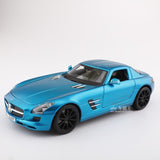 Maisto 1: 18 Alloy Car Model Mercedes SLS Car Model Original Factory Sports Car