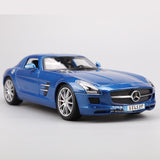 Maisto 1: 18 Alloy Car Model Mercedes SLS Car Model Original Factory Sports Car