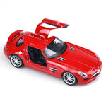 Maisto 1: 18 Alloy Car Model Mercedes SLS Car Model Original Factory Sports Car