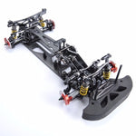 3 Color 1:10 Scale HSP Drift Racing Car Frame Body Kit in Alloy &Carbon Fiber fit 1/10RC Control Car Model Parts and Accessories