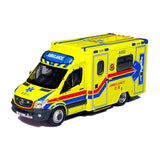 1/76 Alloy Hong Kong FSD Police Car and Ambulance Model Simulation Retro Vehicle Metal diecast Collection toy model display