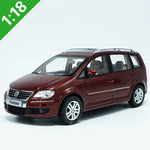 1:18 High Meticulous VW TOURAN MPV Alloy Model Car Static Metal Model Vehicles With Original Box