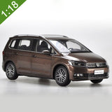 1:18 High Meticulous VW TOURAN MPV Alloy Model Car Static Metal Model Vehicles With Original Box