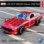 Maisto 1:18 1971 Nissan Datsun 240Z Devil's edition Red Sports Car Diecast Model Car Toy New In Box Free Shipping NEW ARRIVAL